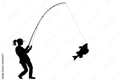 woman fishing silhouette|fisherwoman silhouette.